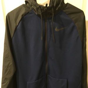 Nike Elite blue and black full zip sports jacket